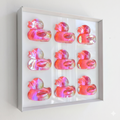 Pink Holographic Duck Flock