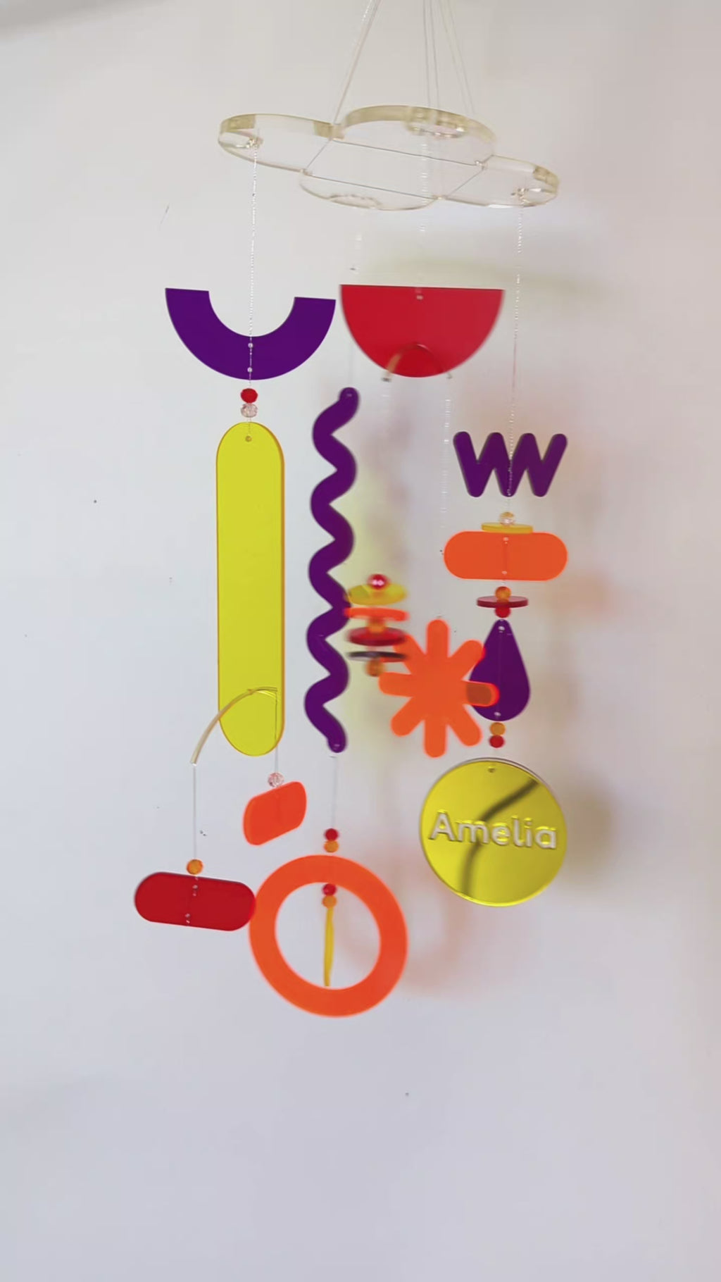 Personalized Hanging Mobile Kit for Home Decor – Sunset
