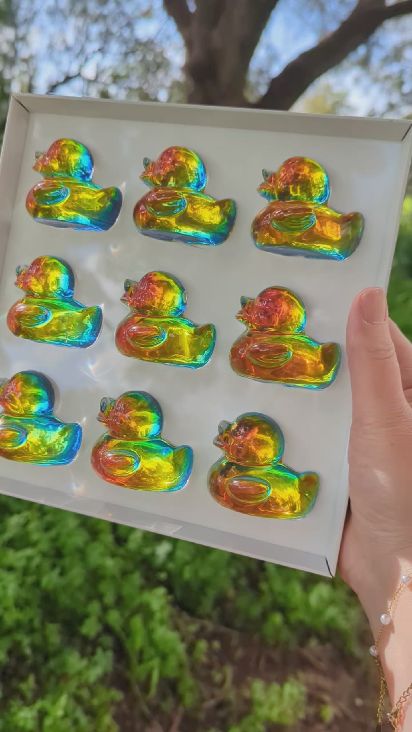 Holographic Duck Pop Art