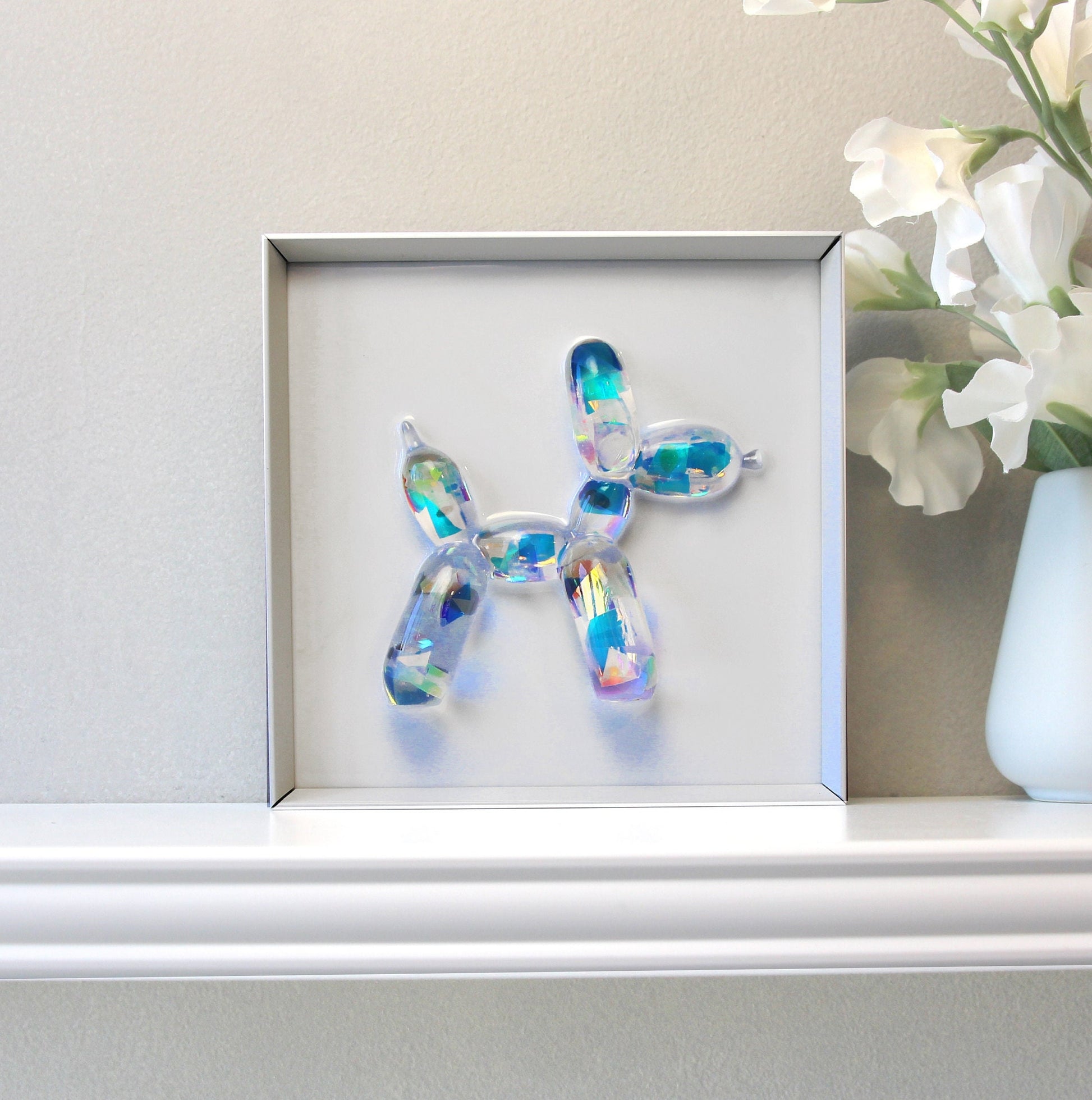 Dimond Effect Balloon Dog - Talush Art Dimond Effect Balloon Dog