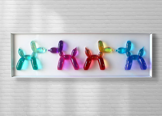 Colorful Balloon Dogs Wall Decore